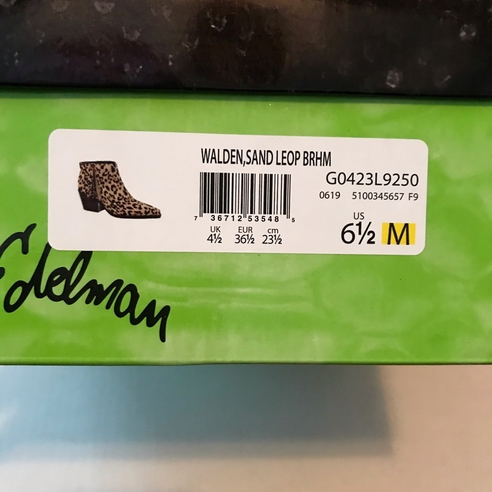 Sam Edelman WALDEN ANKLE BOOTIE sand leopard - Picture 2 of 11